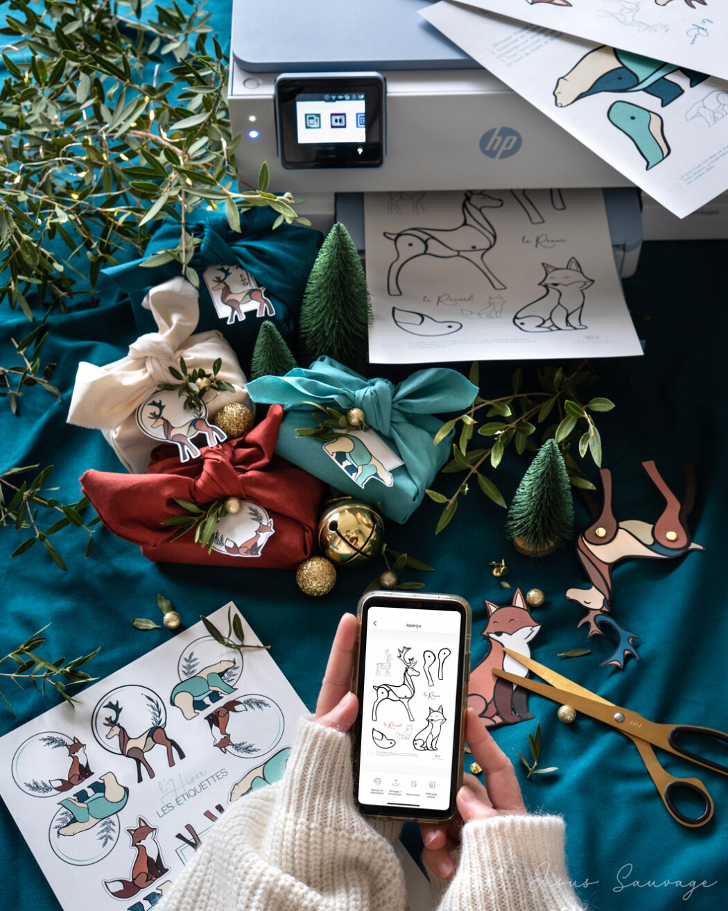 FREEPRINTABLE DE L'HIVER - jesus-sauvage